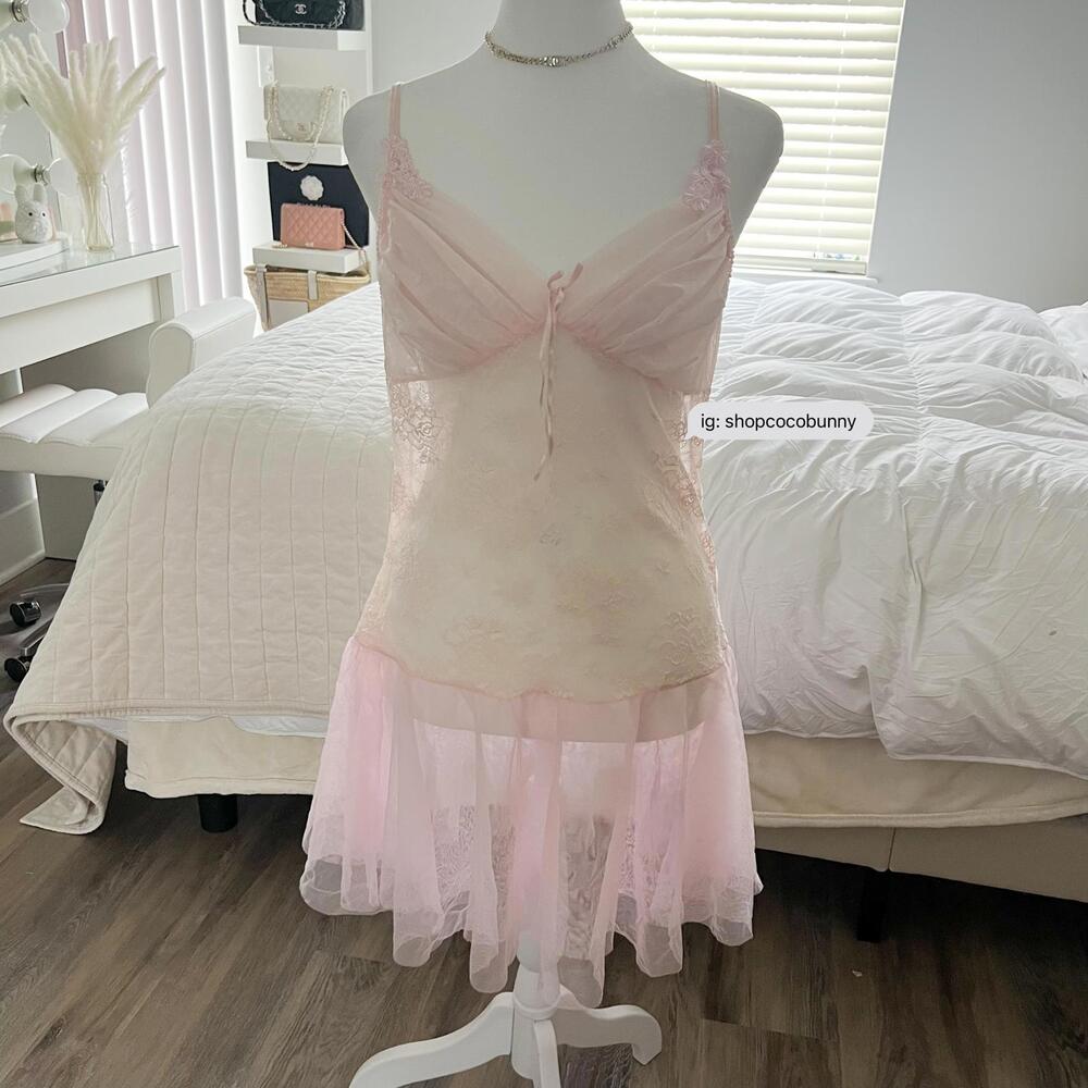 extravagantly vintage fidelia ballet slip dress